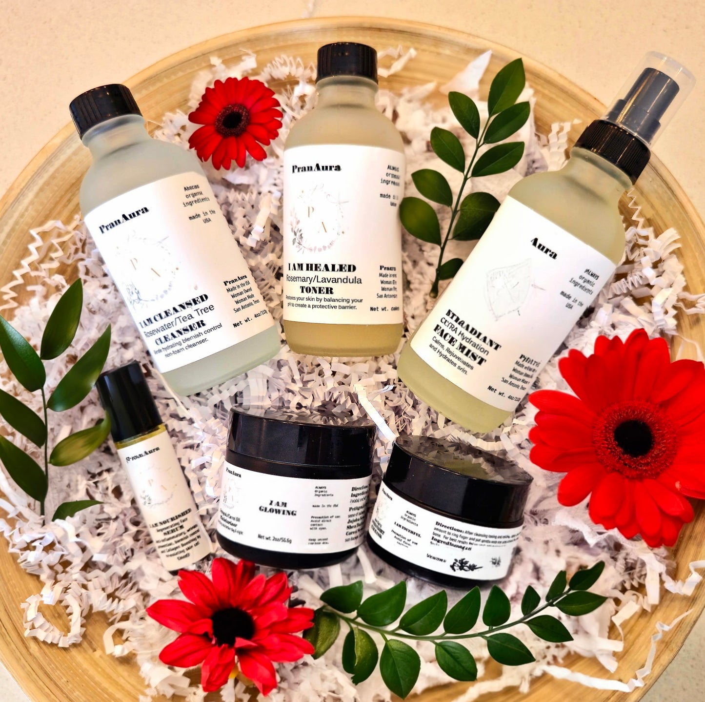 The Full PranAura Skincare Set (All 6 Steps)